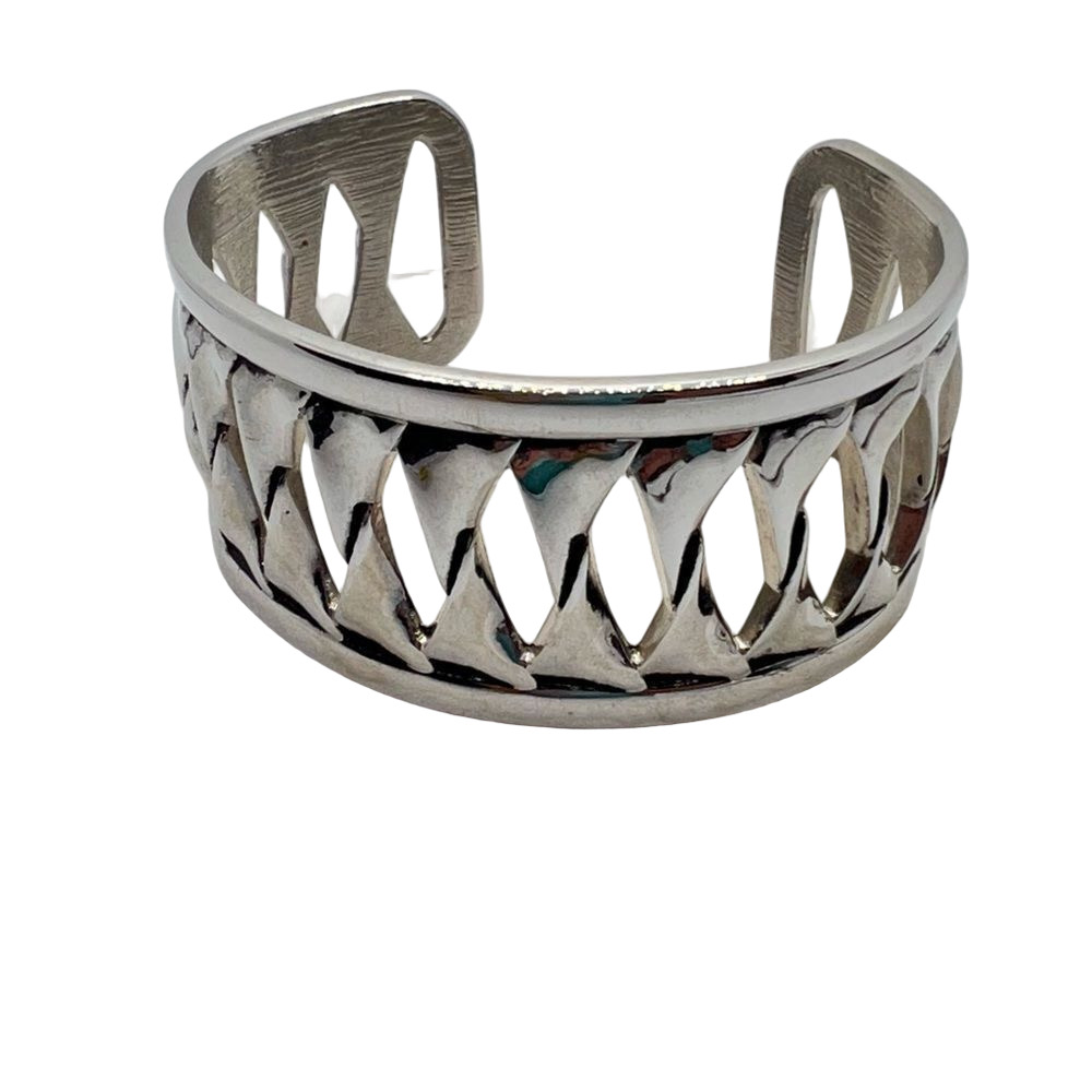 🍭4/$20 Silver tone cuff bracelet